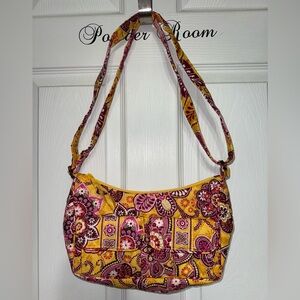 Vera Bradley Libby Purse Bali Gold Retired 2009 Handbag Shoulder Bag